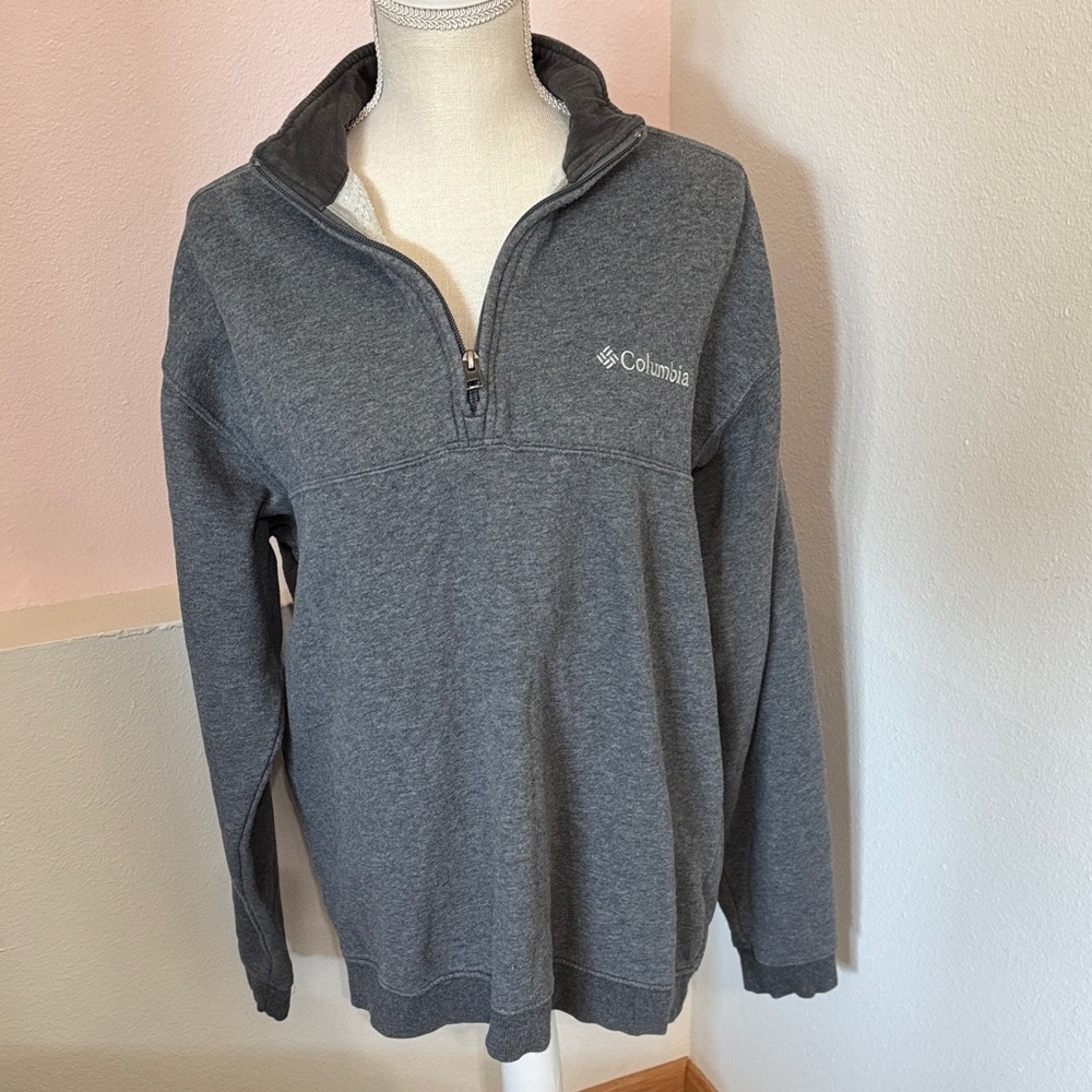 Columbia Men's Charcoal Zip Sweatshirt